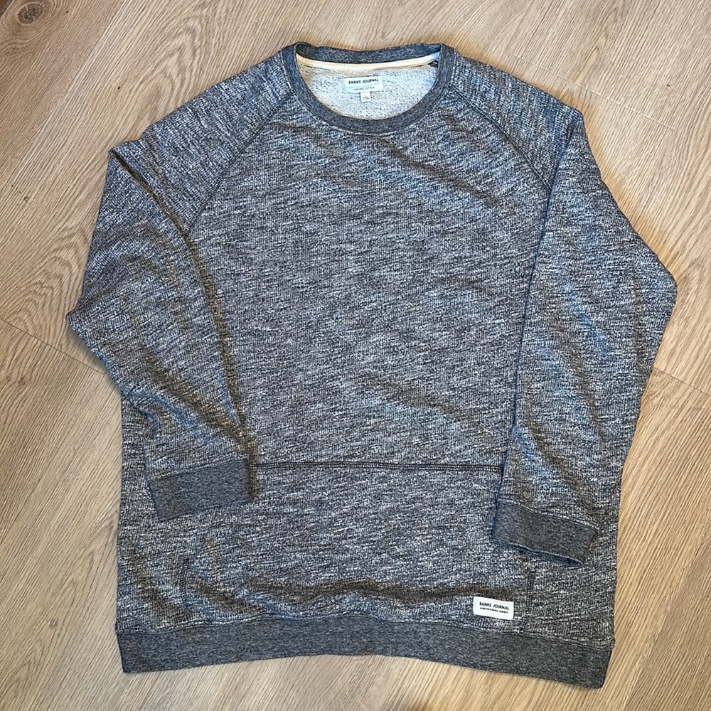 Banks Journal Long Sleeve Crew Neck Sweatshirt Men’s L Large